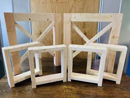 Rustic Farmhouse Table And Benches Leg Set With X Accents Etsy Diy Farmhouse Table Rustic Farmhouse Table Rustic Farmhouse