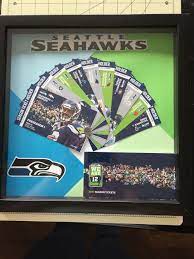 Seahawks Season Ticket Display Ticket Display Season Ticket Souvenir Display