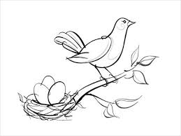 Birds in nest coloring page at primarygames free birds in nest coloring page printable. Free 20 Bird Coloring Pages In Ai Coloring Home