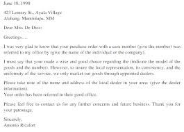 56 Order Letter Samples Writing Letters Formats Examples