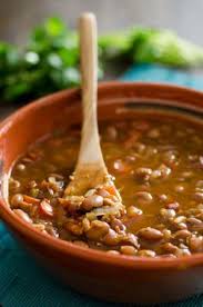 This Vegan Frijoles Charros Recipe Results In A Satisfying And Warm Bowl Of Tender Smoky Beans Vegetarian Mexican Recipes Vegan Mexican Recipes Vegan Mexican