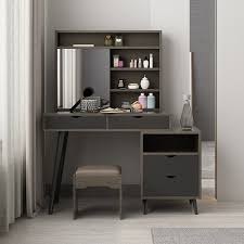 Panel beds and sleigh beds can help achieve a traditional look, while other designs like the four post bed can help your bedroom make a big statement. Bedroom Dresser Simple Modern Nordic Small Apartment Multi Function With Drawer Makeup Table With Mirror Aliexpress
