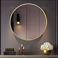 Check spelling or type a new query. Buy Beautypeak Circle Mirror Gold 30 Inch Wall Mounted Round Mirror With Brushed Metal Frame For Bathroom Vanity Living Room Bedroom Entryway Wall Decor Gold 30 Inches Online In Turkey B08kxv5vkl