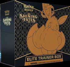 Eevee is a normal type pokémon introduced in generation 1. Shining Fates Etb Preorder Pokemon Tcg Pokemon Trading Card Game Cards Merchandise Fzgil Pokemon Sealed Booster Packs