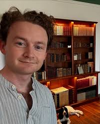 For reasons best known to myself, I went to Cambridge last week and filled  a van with forty boxes of books. So that's why Rufus and I look a little  puffed out