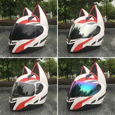 Cheap helmets, buy quality automobiles & motorcycles directly from china suppliers:cat ears yellow cute motorcycle helmet automobile race antifog full face helmet personality design capacete casco enjoy free shipping worldwide! Nitrinos Motorcycle Helmet Men And Women Racing Personality Four Seasons Safety Helmet Cat Ear Helmet Helmets Aliexpress