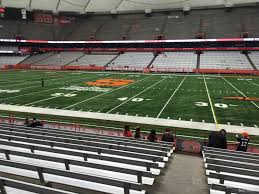 carrier dome section 130 syracuse football rateyourseats com