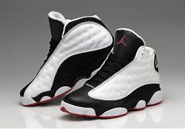 nike air jordand 13代 aj13 aj熊貓籃球鞋 黑白紅 情侶款 air jordans nike shoes outlet nike shoes women