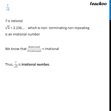 Choose Yes Or No To Tell If The Statement Explains Why Each Number Is  Irrational. T Is Irrational Because Pi Is A Repeating Decimal: Choose. Is  Irrational Because 7 Is Not A