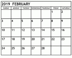 Get Free February 2019 Landscape Portrait Calendar Templatefebruary 2019 Calendar June Calendar Printable Monthly Calendar Printable Holiday Calendar Printable