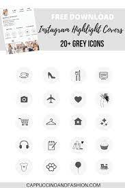 Check spelling or type a new query. Free Instagram Highlight Covers Grey Cappuccino And Fashion