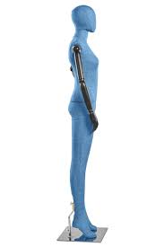 Female Full Body Mannequin in Standing or Sitting Pose - Fabric Wrapped –  The Shop Company