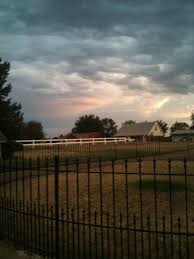 oklahoma storms all around mustang thunder and lightening but not a drop of rain places oklahoma photo pinterest
