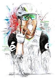 The frog bikes france tour de france™ range has grown! Mark Cavendish Fahrradkunst Fahrrad Malerei Fahrrad Zeichnung
