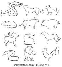 Graham drawing on work of the chinese theorist, kuan feng and followed with some variation by liu xiaogan and harold roth, divides these influences into roughly four variously named groups: Image Chinese Astrology Animals Line Drawing Stock Illustration 112055744