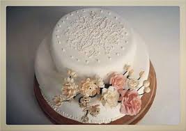 Cake Nisan Pastasi Flowers Handmade Elisocakestudio Fondant Dantel Crema Love Clean Cicek Suslemeli Pastalar Pasta Dugun Dugun Pastasi
