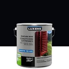 Peinture luxens nuancier beau nuancier peinture gratuit. Peinture Bois Exterieur Conditions Extremes Luxens Satin Noir 2 5l Peinture Bois Exterieur Peinture Pour Volets Peinture Sur Bois