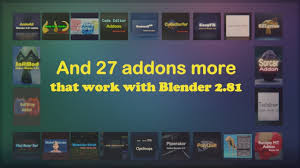 27 Addons More For Blender 2 81 Blender Tutorial Blender Blender 3d