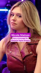 And now, a message for #MarjorieTaylorGreene from @nicoleamaines (aka,  #JuliaSugarbaker) ☀️, Go to our link in bio for more #LogoSpill with Nicole  + @johnnysibilly!