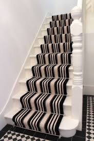 Black And White Striped Stair Carpet Carpet Stairs Carpet Staircase Striped Carpets