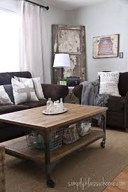 Jasmin coffee table with storage. Decorating With A Brown Sofa Living Room Makeover Brown Living Room Room Makeover