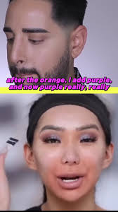 The Magic of Orange and Purple Color Correctors! #reels #beauty #makeup  #influencer #skincare #routine