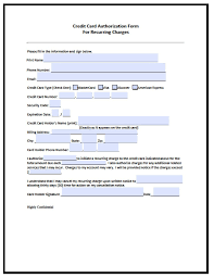 Not wanting a fancy credit card authorization template for your business? Download Recurring Credit Card Authorization Form Pdf Word Inside Credit Card Billing Authoriz Credit Card Application Form Credit Card Application Credit Card