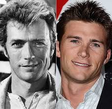 Clint Eastwood with his son — the strikingly handsome and talented Scott  Eastwood! Like father, like son! The Eastwood legacy continues in Hollywood.