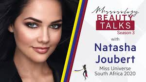 Her message for young women was echoed by everyone from oprah to michelle obama following her crowning. Missosology Miss Universe South Africa 2020 Natasha Joubert Beauty Talks Season 3 Episode 7 Facebook