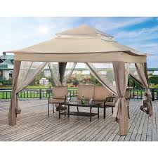 Exterior Charming 10x10 Gazebo Plans Hardtop Metal Gazebo Hardtop Gazebo Patio Canopy Sears Garden Oasis Pergola Canopy Backyard Designs Inspiring On Backyard