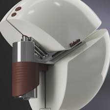 Water tank is removable for easy refilling. Kabuto Morphology Ii Concept Coffee Machine Coffee Industrialdesign Render Guala Floor4 Shenkar Coffee Machine Design Coffe Maker Design Design Gadgets