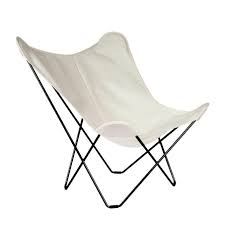 Hardoy butterfly chair outdoor set mit sessel und ottoman. Cuero Sunshine Mariposa Sunbrella Outdoor Butterfly Chair Ambientedirect