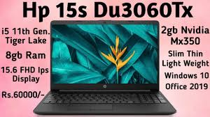If you think you have received a fake hp support message, please report it to us by clicking on flag post. Hp 15s Du3060tx Laptop Unboxing Core I5 11th Gen 8gb Ram 1tb Hdd 15 6fhd 2gb Mx350 Win10 Office Youtube