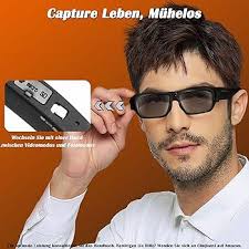 Chujianxi Mini Kamera, Brille Mit Kamera 4k, Aktualisierte Tragbare  Videobrille Für Outdoor Und Reisen, Sonnenkamerabrille Mit Uv-Schutz,  Unterstützung Nehmen Foto/Video: Amazon.de: Elektronik & Foto
