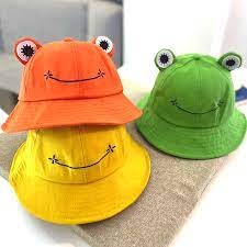 Cute Frog Casual Bucket Hat 6 Colorfrog Bucket Hatcotton Etsy In 2021 Bucket Hat Frog Bucket Hat Hat Harry Styles
