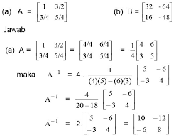 We did not find results for: Invers Perkalian Matriks Ordo 2 X 2 Materi Lengkap Matematika