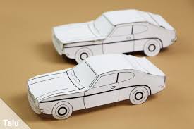 Stark, kräftig, nicht zu unterschätzen sein). Auto Aus Papier Basteln Vorlage Und Anleitung Zum Falten Talu De