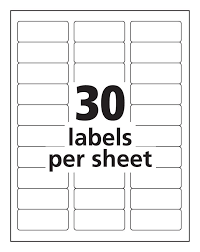 Labels are blank, white, matte with permanent adhesive. Label Templates 30 Per Sheet Corto Foreversammi With Regard To Labels 8 Per She Printable Label Templates Free Label Templates Return Address Labels Template