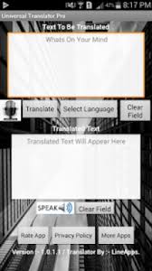 Valoración de los usuarios para traductor speak & translate: Universal Translator Pro 10 1 0 Apk Paid Mod Latest Laptrinhx