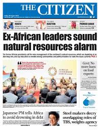 Given to people already legal residents to enable them to re. The Citizen The Citizen Newspaper 30 08 2019 Facebook