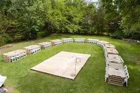 My Diy Wedding Reception Dance Floor Wedding Diy Outdoor Weddings Summer Wedding Outdoor