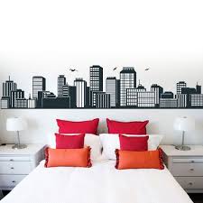 Wall vinyl sticker room decals mural design new york city usa skyline bo1306. City Wall Stickers Cool Stickers Wall Decals Tattoo Stencil