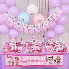 She knocked it out of the park on this cake. Lol Surprise Dolls Birthday Party Theme Decoration Supplies Holiday Cup Plate Spoon Cake Stand Activity Event Children Gift 2s15 Action Figures Aliexpress