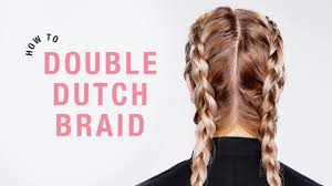 It's a twist on the classic french braids and adding curly hair extensions to the ends for extra volume. How To Double Dutch Braid Youtube