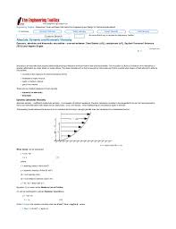 Viscosity Kinematic Vs Dynamic