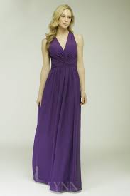 Cadbury Purple A Line V Neck Chiffon Long Bridesmaid Dress Lynnbridal Com Long Bridesmaid Gowns Bridesmaid Dresses Ball Gown Wedding Dress