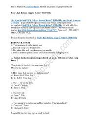 Materi sampai dengan tengah semester nanti akan berkisar seputar teks. Contoh Soal Bahasa Inggris Kelas 11 Semester 2 Beserta Jawabannya