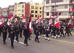 La gran parada y desfile cívico militar inició a las 10:30 de la mañana. Great Military Parade Of Peru Wikipedia