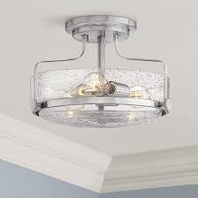 Recommendation for dressing room lighting. Hinkley Harper 14 1 2 W Brushed Nickel 3 Light Ceiling Light 63j19 Lamps Plus