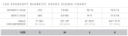 Sigvaris Eversoft Diabetic Sock 160 Calf High Compression Socks 8 15mmhg